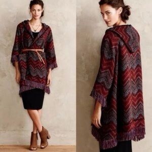 Anthropologie Mesilla Jacquard Coat